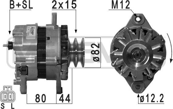 ERA 210908 - Alternatore www.autoricambit.com