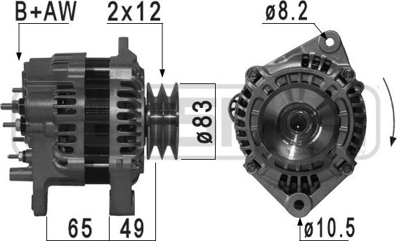 ERA 210903 - Alternatore www.autoricambit.com