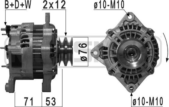 ERA 210911 - Alternatore www.autoricambit.com