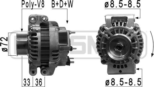 ERA 210912 - Alternatore www.autoricambit.com