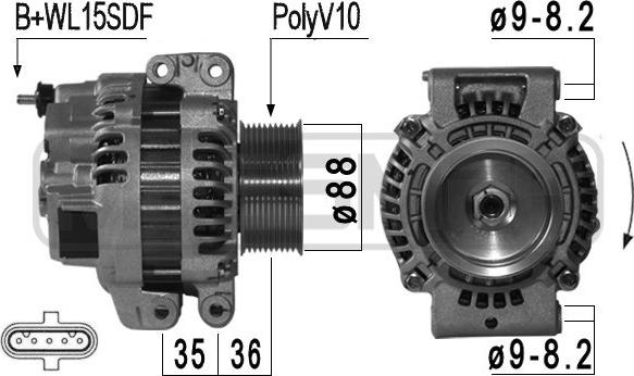 ERA 210917 - Alternatore www.autoricambit.com