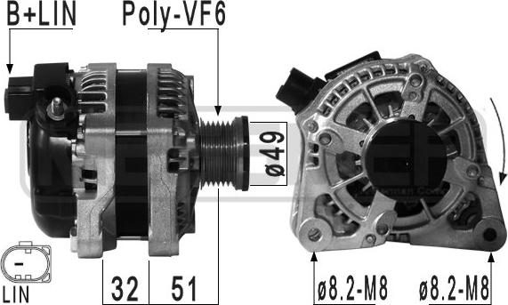 ERA 210939A - Alternatore www.autoricambit.com