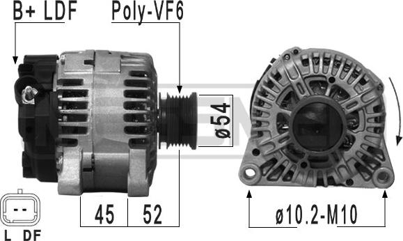 ERA 210931A - Alternatore www.autoricambit.com