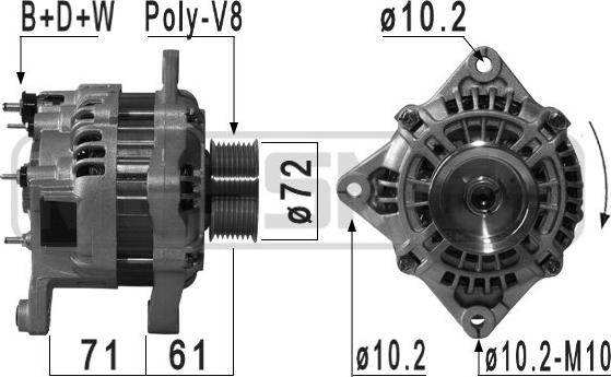 ERA 210925 - Alternatore www.autoricambit.com