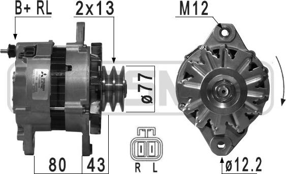 ERA 210921 - Alternatore www.autoricambit.com