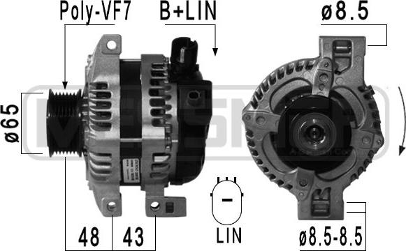 ERA 210970 - Alternatore www.autoricambit.com