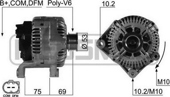 ERA 210495 - Alternatore www.autoricambit.com