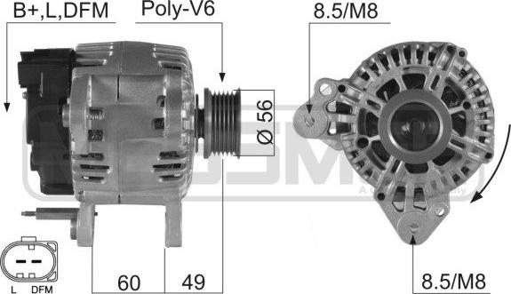 ERA 210496 - Alternatore www.autoricambit.com