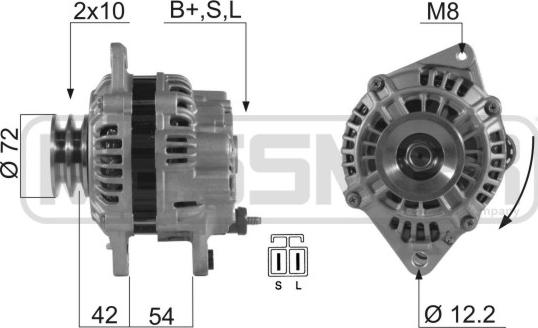 ERA 210491 - Alternatore www.autoricambit.com