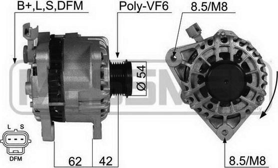 ERA 210444 - Alternatore www.autoricambit.com