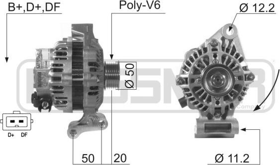 ERA 210448 - Alternatore www.autoricambit.com