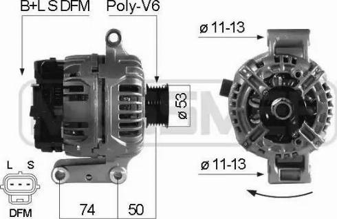 ERA 210443 - Alternatore www.autoricambit.com