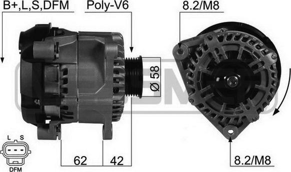 ERA 210459 - Alternatore www.autoricambit.com