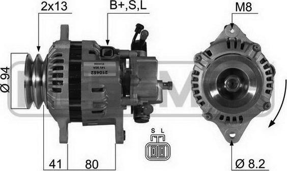 ERA 210452A - Alternatore www.autoricambit.com