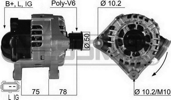 ERA 210464A - Alternatore www.autoricambit.com