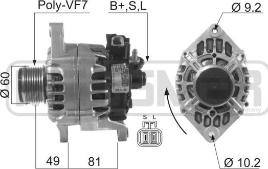 ERA 210463 - Alternatore www.autoricambit.com