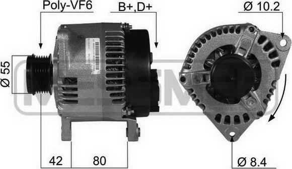 ERA 210407 - Alternatore www.autoricambit.com