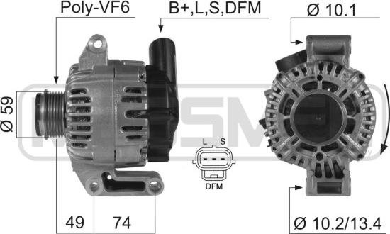 ERA 210414 - Alternatore www.autoricambit.com