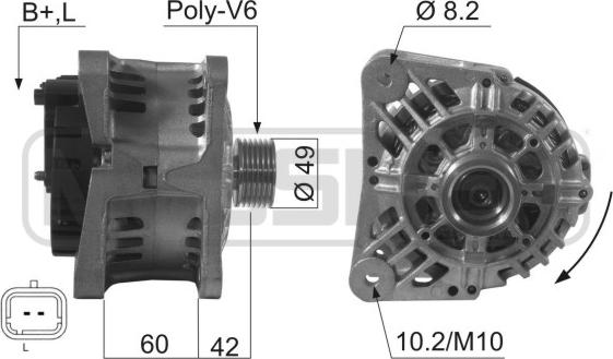 ERA 210480 - Alternatore www.autoricambit.com