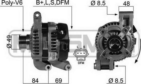 ERA 210438A - Alternatore www.autoricambit.com