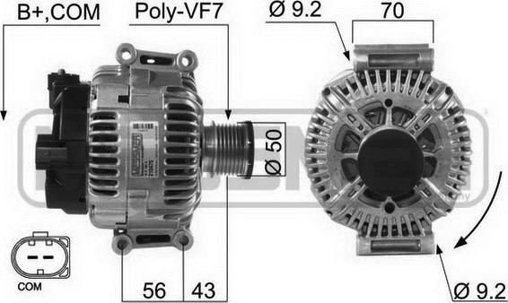 ERA 210475 - Alternatore www.autoricambit.com