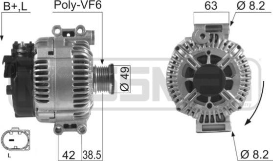 ERA 210476 - Alternatore www.autoricambit.com