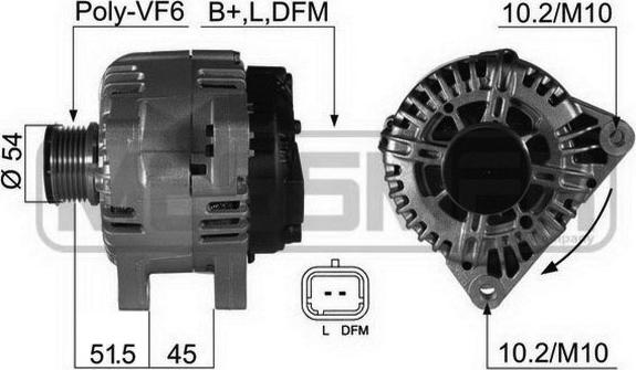 ERA 210471 - Alternatore www.autoricambit.com