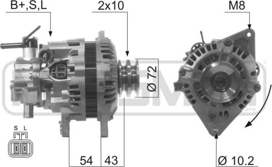 ERA 210595A - Alternatore www.autoricambit.com