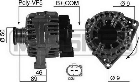 ERA 210549 - Alternatore www.autoricambit.com