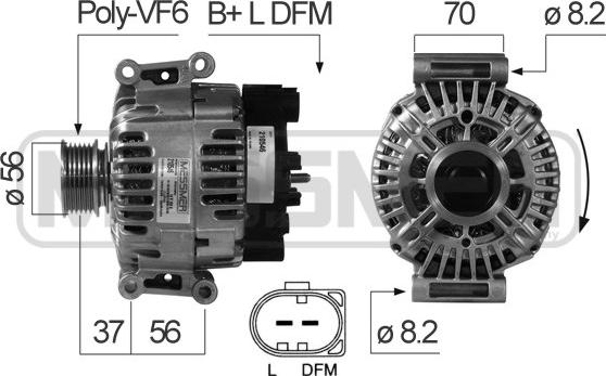 ERA 210546 - Alternatore www.autoricambit.com