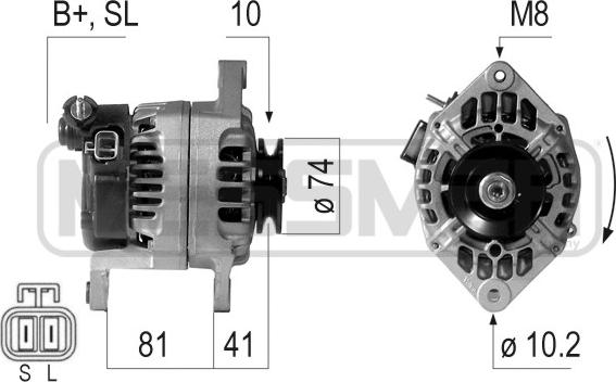 ERA 210556 - Alternatore www.autoricambit.com