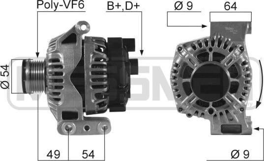 ERA 210550A - Alternatore www.autoricambit.com