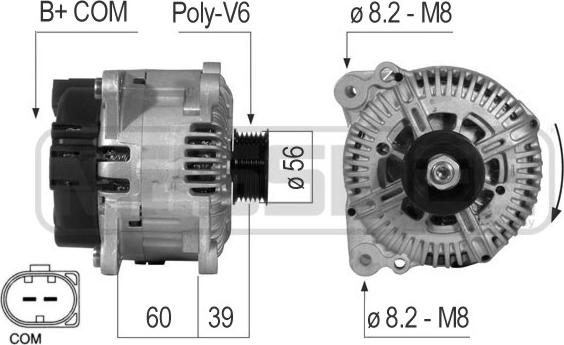 ERA 210551 - Alternatore www.autoricambit.com