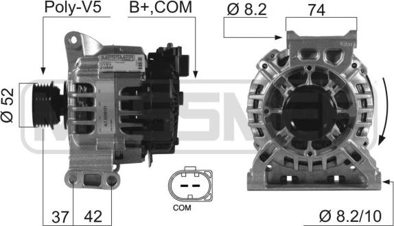 ERA 210552 - Alternatore www.autoricambit.com