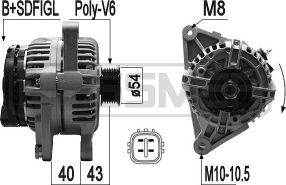 ERA 210569A - Alternatore www.autoricambit.com