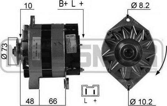 ERA 210565R - Alternatore www.autoricambit.com