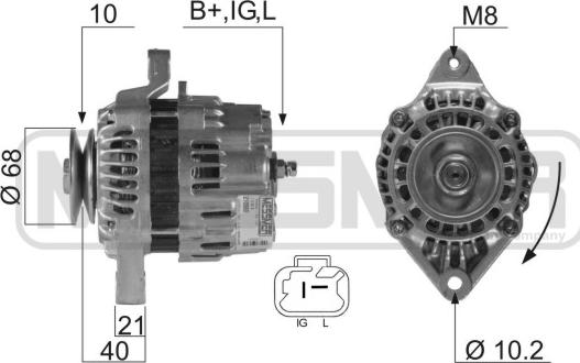 ERA 210560 - Alternatore www.autoricambit.com