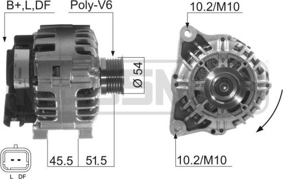 ERA 210508A - Alternatore www.autoricambit.com