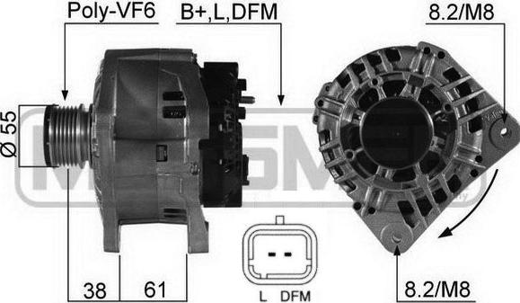 ERA 210503 - Alternatore www.autoricambit.com