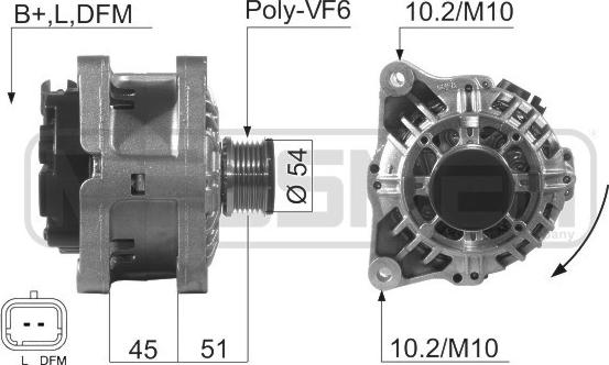 ERA 210507 - Alternatore www.autoricambit.com