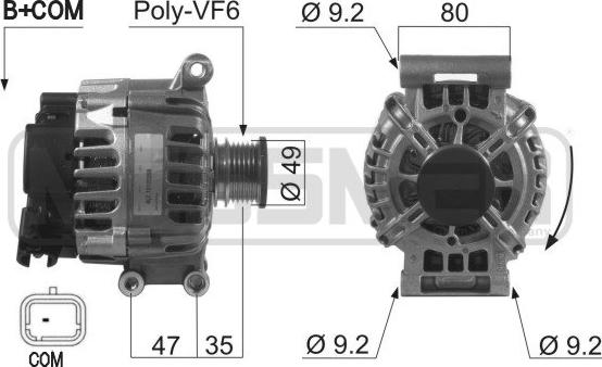 ERA 210519 - Alternatore www.autoricambit.com