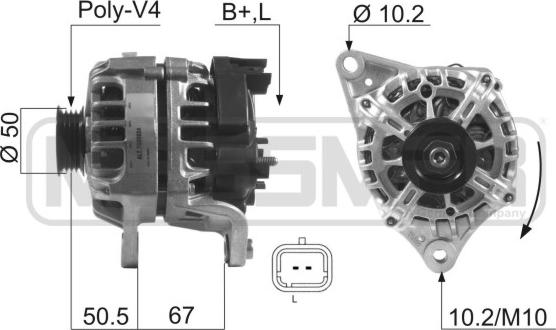 ERA 210516 - Alternatore www.autoricambit.com