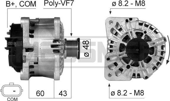 ERA 210510 - Alternatore www.autoricambit.com