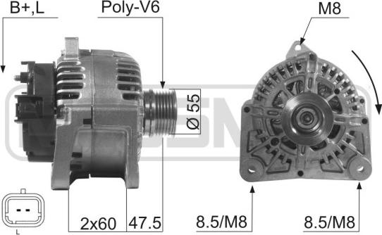 ERA 210511 - Alternatore www.autoricambit.com