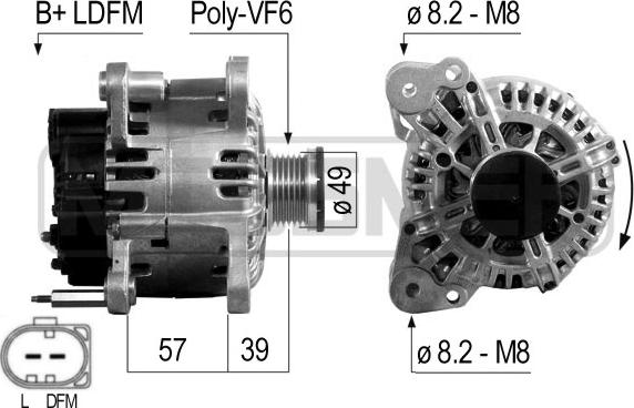 ERA 210512 - Alternatore www.autoricambit.com