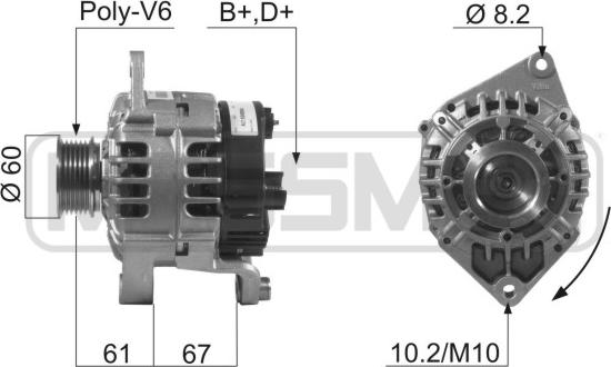 ERA 210586 - Alternatore www.autoricambit.com