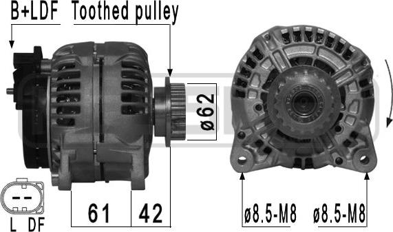 ERA 210581A - Alternatore www.autoricambit.com