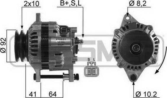 ERA 210531A - Alternatore www.autoricambit.com