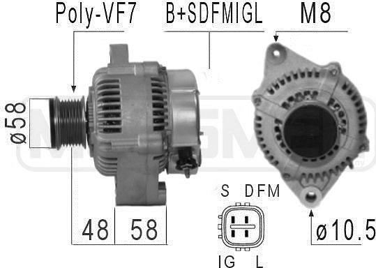 ERA 210577 - Alternatore www.autoricambit.com