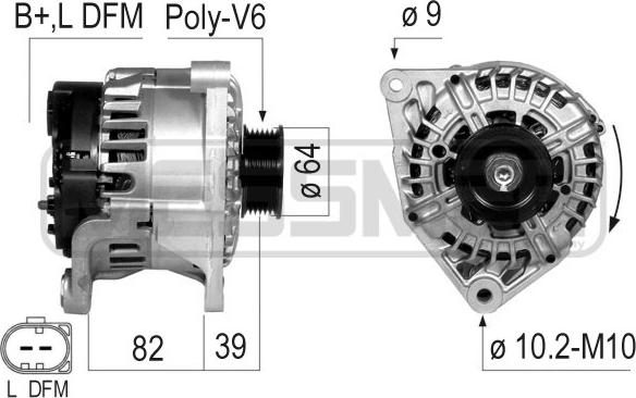 ERA 210695 - Alternatore www.autoricambit.com